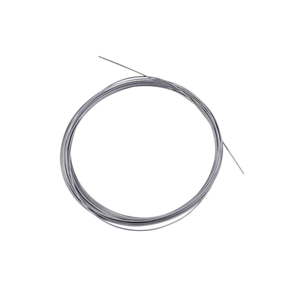 Stahlseil Ø 1,5mm, 5 Meter lang mit M6 Gewinde für flexible Beleuchtungslösungen.