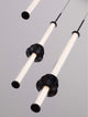 Stalactite Pendelleuchte 3-flammig Ø 35cm 3000K Schwarz im modernen Design mit dimmbarer Funktion.