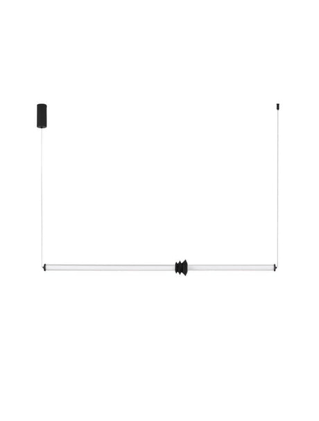 Stalactite Pendelleuchte Horizontal Ø 3,3cm 3000K Schwarz, dimmbare ATMOSFERA Pendelleuchte von Nova Luce