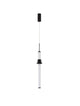 Stalactite Pendelleuchte Vertikal Ø 4,5cm 3000K Schwarz - elegante Beleuchtungslösung für Ihr Zuhause.