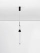Stalactite Pendelleuchte Vertikal Ø 4,5cm 3000K Schwarz von ATMOSFERA in elegantem Design