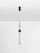 Stalactite Pendelleuchte Vertikal Ø 4,5cm 3000K Schwarz in elegantem Design und dimmbar über TRIAC