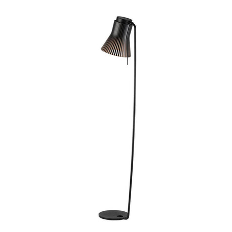 Floor lamp Petite 4610 made of wood 130 cm with delicate Scandinavian design and soft light.