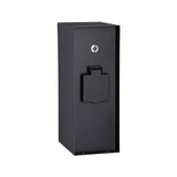 Colonne de socket rio avec commutateur crépusculaire anthracite ip44