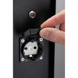 Rio socket column with twilight switch anthracite IP44