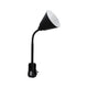Steckerleuchte Junus mit Flexarm Schwarz - flexible Lampe mit Kippschalter, ideal für jede Steckdose.