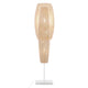 Stehlampe Bali in modernem Design mit Rattan-Geflecht und sanfter Beleuchtung, ideal für Wohnräume.