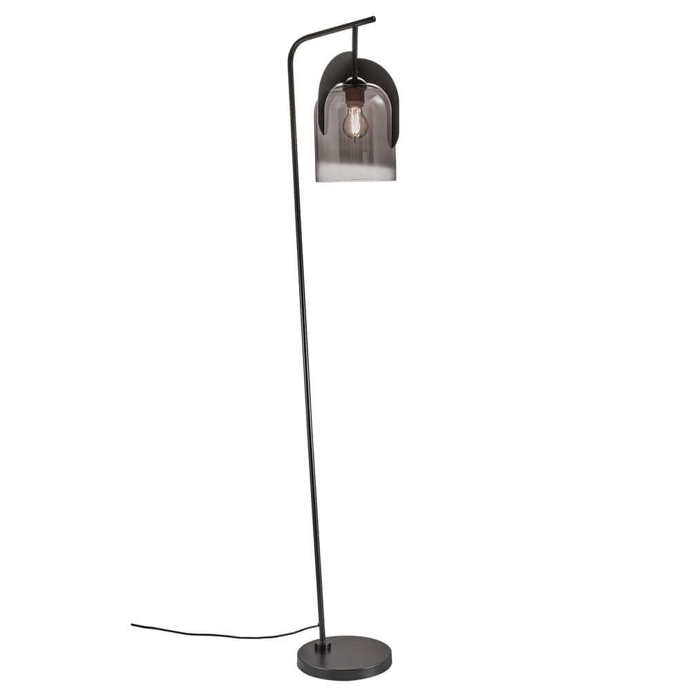Elegante Stehlampe Boshi mit modernem Design und schattiertem Lampenschirm, ideal für jedes Wohnzimmer.