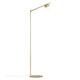 Stehlampe Contina mit elegantem Design und opalweißer Glaskuppel, blendfreies Licht für stilvolle Räume.