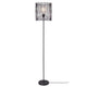 Stehlampe Elvis mit modernem Design und eleganter Leuchte aus Metall und Glas.