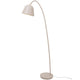 Stehlampe Fleur 24 in nostalgischem Vintage-Design mit verstellbarem Lampenkopf und Messingdetails.