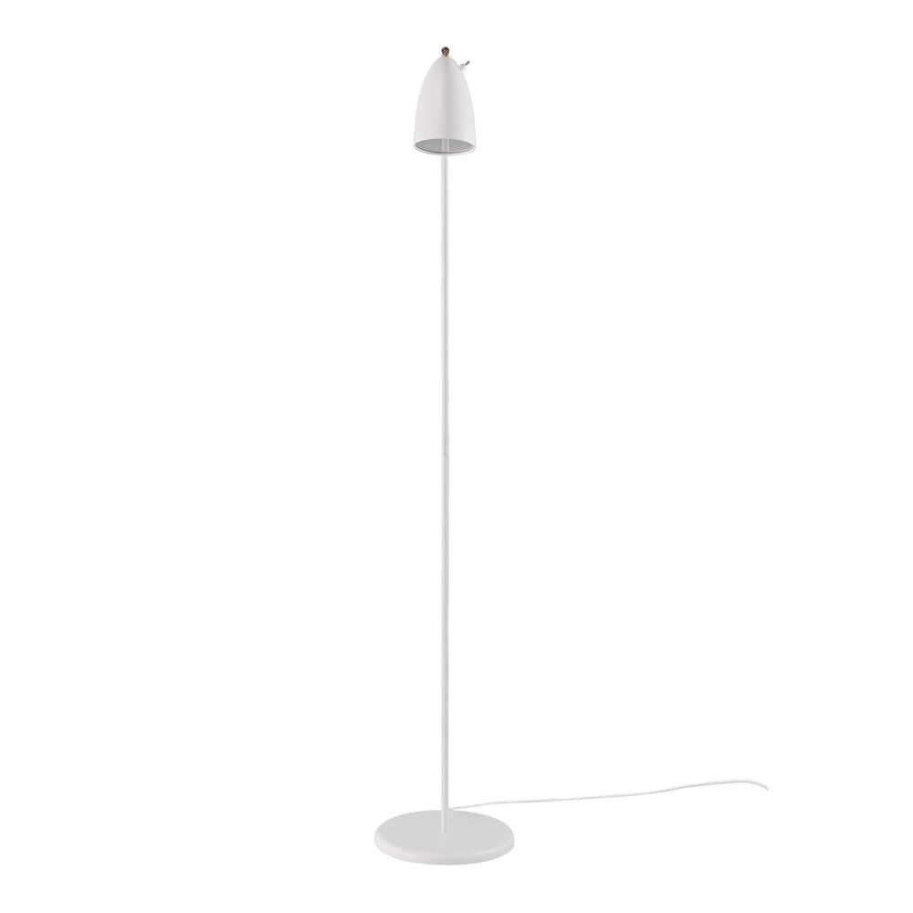 Stehlampe Nexus 2 in modernem Weiß mit elegantem Design und retro Stil.