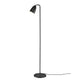 Stehlampe Nexus 2 in modernem Design mit schwenkbarem Lampenschirm und eleganter, schwarzer Oberfläche.