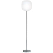 Casablanca Stehleuchte Murea Ø 25cm Alu - moderne Stehlampe mit opalem Schirm und schlankem Aluminiumfuß