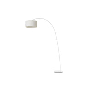 PAPUA floor lamp in white with a modern design and elegant shape, ideal for any living space.