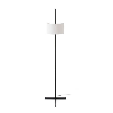 Stehleuchte STAND UP Schwarz, Weiß mit modernem Design und minimalistischem Look im Raum.