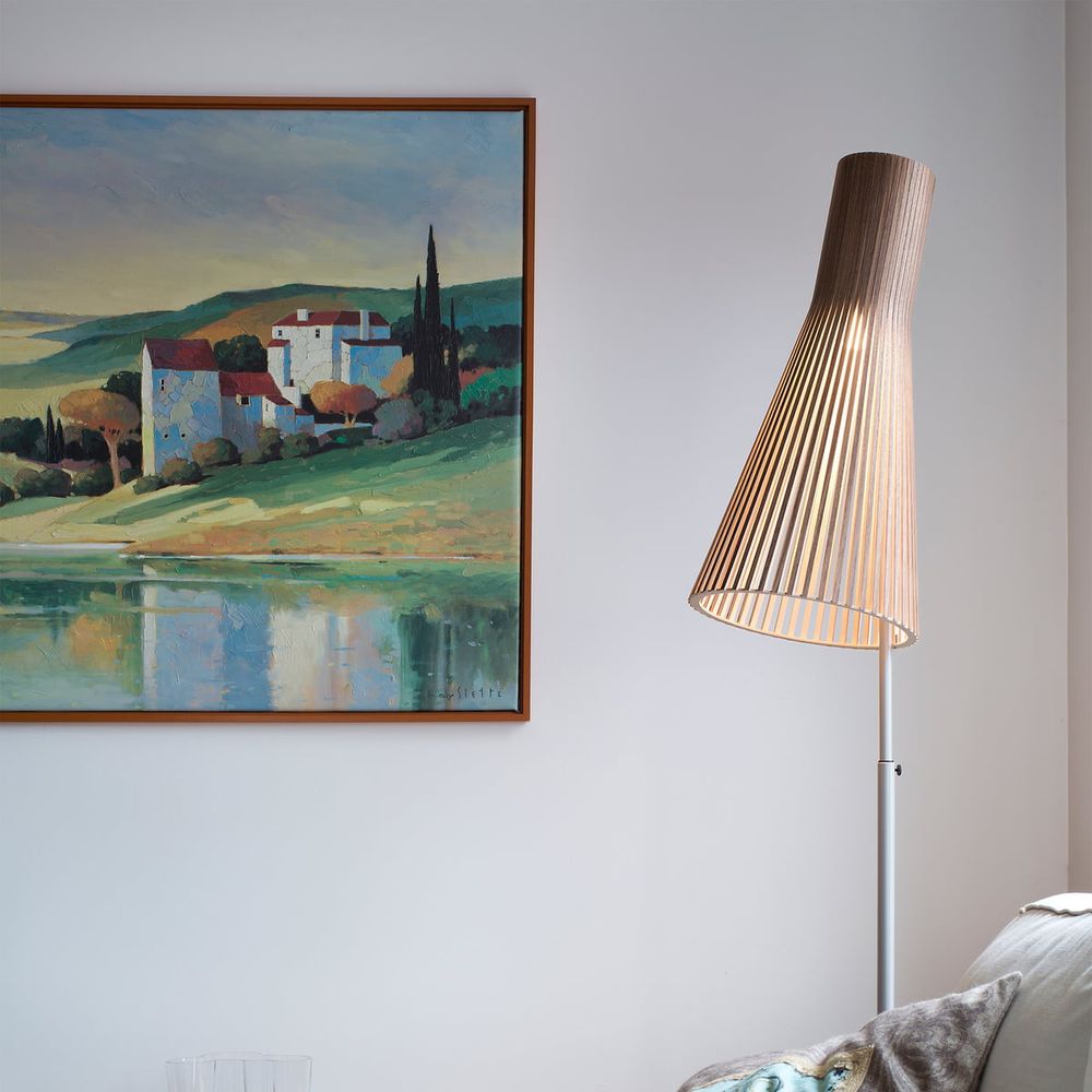 Secto 4210 wooden floor lamp 185cm