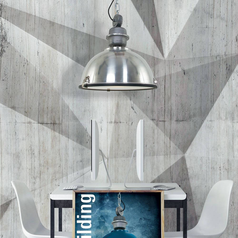 Industrial hanging lamp bikkel Ø42cm