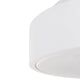 Detailansicht der LED-Deckenleuchte Ringlede Ø38cm mit minimalistischem Design und weißer Oberfläche.