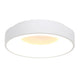 LED-Deckenleuchte Ringlede Ø48cm in weißer Farbe für gleichmäßige Beleuchtung im Wohnraum.