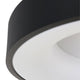 Detailaufnahme der LED-Deckenleuchte Ringlede Ø48cm in modernem Design.