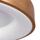 LED-Deckenleuchte Ringlede Ø48cm mit hochwertiger Verarbeitung und innovativem Designelement in Kupfer.