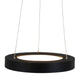 LED-Hängeleuchte Ringlede Ø48cm in modernem Design mit warmweißem Licht.
