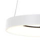 LED-Hängeleuchte Ringlede Ø48cm - elegante Deckenleuchte mit warmweißem Licht für Wohn- und Schlafräume.