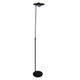 Steinhauer Zenith LED-Deckenfluter in Schwarz, schwenkbar für flexibles Licht im Wohnzimmer.