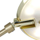 Detailaufnahme des LED-Deckenfluters Zenith mit Lesearm & Tastdimmer CCT und hochwertiger Verarbeitung.