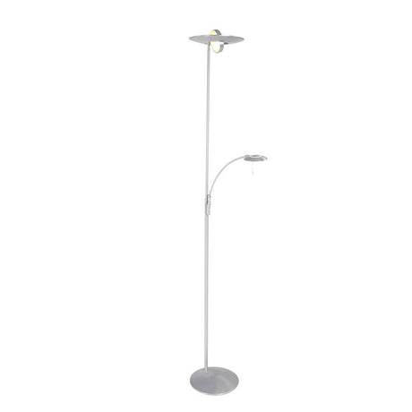 LED-Deckenfluter Zenith mit Lesearm & Tastdimmer CCT in elegantem Design zur optimalen Raumbeleuchtung