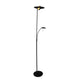LED-Deckenfluter Zenith mit Lesearm & Tastdimmer CCT - elegante Stehlampe für Wohnräume von Steinhauer.