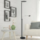 LED-Deckenfluter Turound in modernem Wohnraum, mit Lesearm und stilvollem Design.