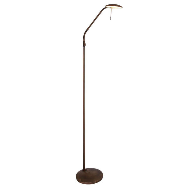 LED-Zenith floor lamp 2200-4000K in an elegant design for illuminating living spaces and reading.