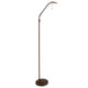 LED-Stehleuchte Zenith 2200-4000K in elegantem Design zur Ausleuchtung von Wohnräumen und Lesen.