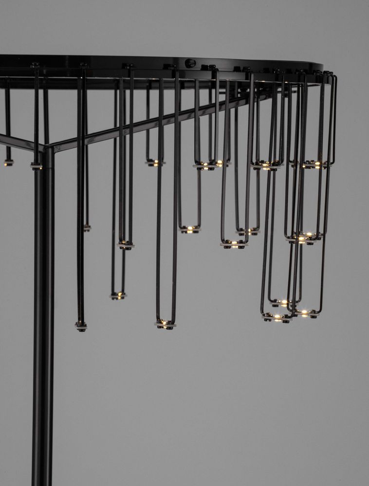 Stellar LED floor lamp H 141cm Ø 40cm 3000K