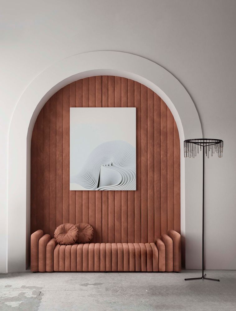 Stellar LED floor lamp H 141cm Ø 40cm 3000K