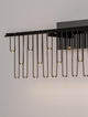Stellar LED Wandleuchte 25-flammig 3000K in elegantem Schwarz mit hochwertigem Metalldesign.