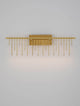 Stellar LED Wandleuchte 25-flammig 3000K in elegantem goldfarbenem Design.
