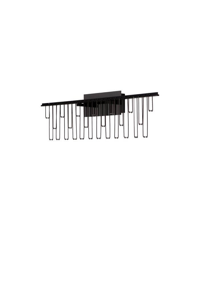 Stellar LED Wandleuchte 25-flammig 3000K in elegantem Schwarz für stilvolle Innenräume
