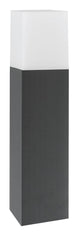 Stick Außensockelleuchte Dunkelgrau IP54 modernes Design aus Aluminium und Acryl