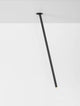 Stilvi Deckenleuchte H 64cm Ø 5cm 3000K - elegante schwarze Deckenleuchte mit modernem Design