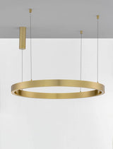 Sting LED Pendelleuchte in Gold, Ø 100cm, moderne Deckenleuchte für blendfreies Licht.