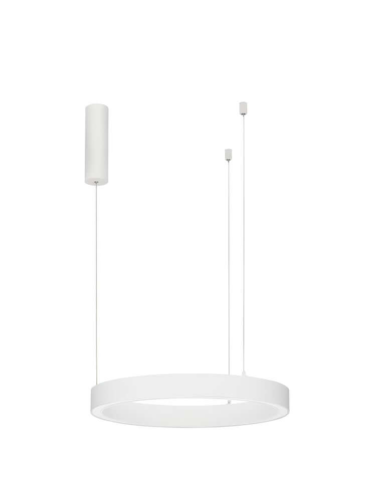 Sting LED Pendelleuchte Ø 60cm in Weiß, modernes Design mit leistungsstarken LEDs für blendfreie Beleuchtung.