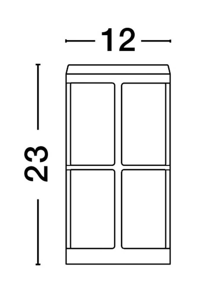 Stone Außenwandleuchte E27 IP54