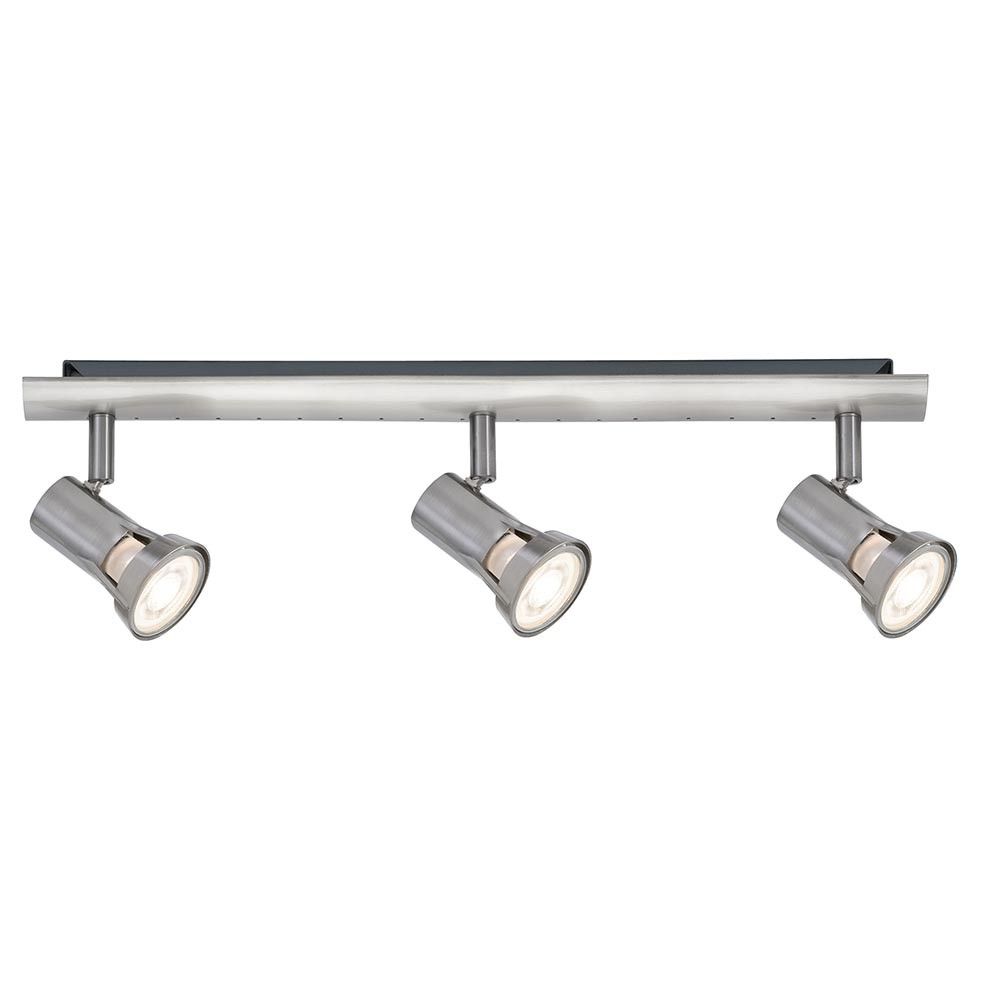 Spotlight Teja 3-bulb nickel satin GU10