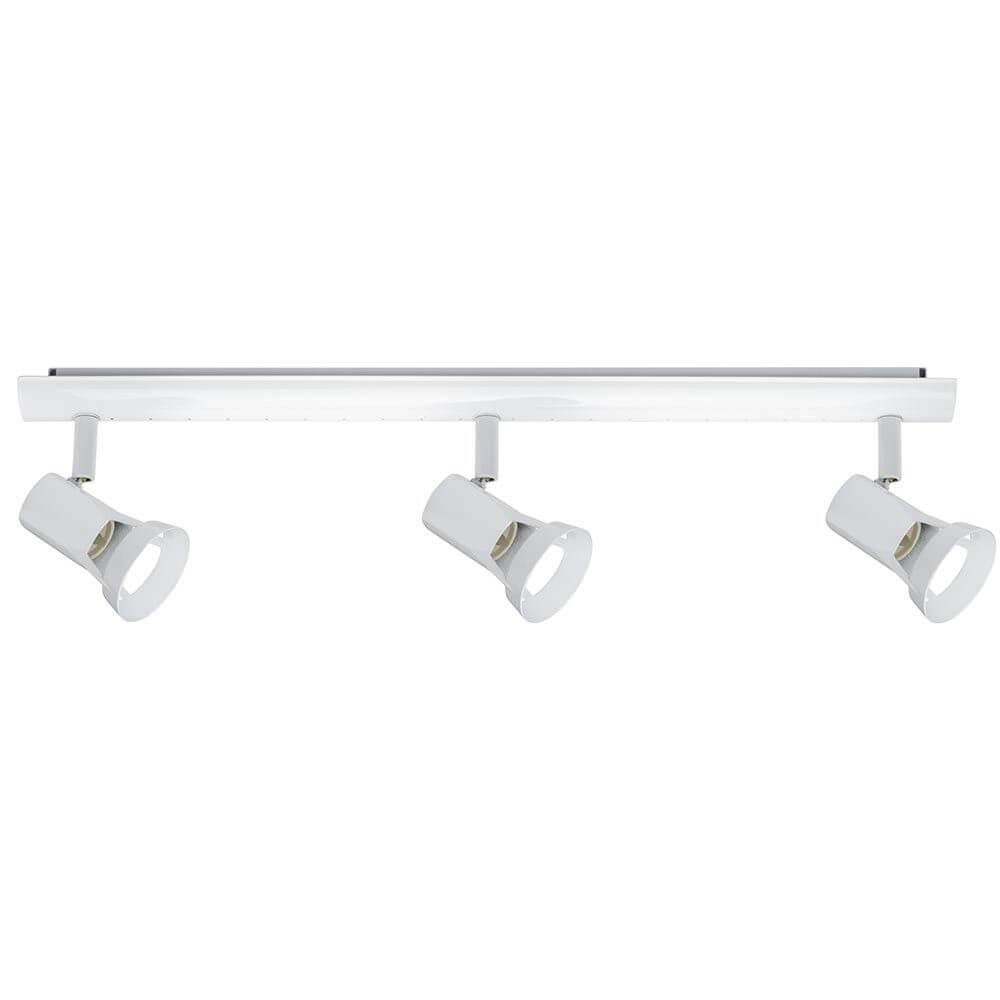 Strahler Teja 3-flammig Weiß GU10 mit drei drehbaren Spotlights für vielseitige Beleuchtung.