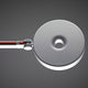 Detailansicht der Rotaliana String LED-Stehleuchte mit Metallstruktur und Gelenkmechanismus.