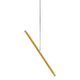 Lodes A-Tube Nano Duo LED Pendellampe in schlankem, modernem Design mit goldenem Licht.