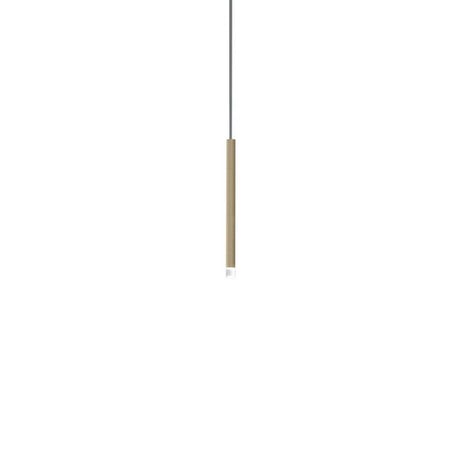 Lodes A-Tube Nano LED Hængelampe i et slankt, moderne design med trædetaljer og LED- Belysning.
